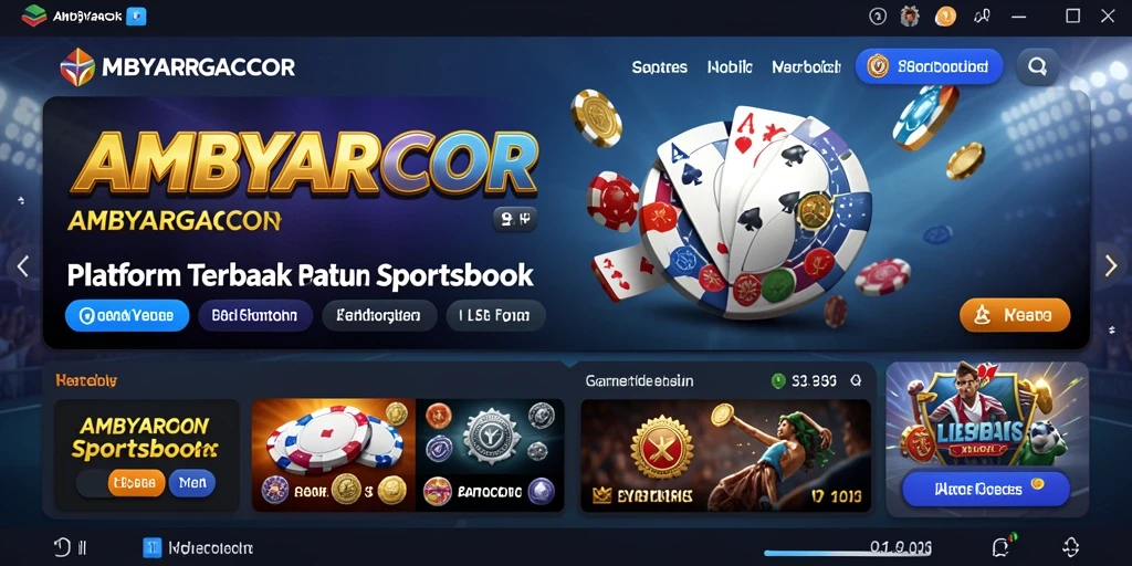 Tampilan gameplay menarik dan intuitif dari AMBYARGACOR.