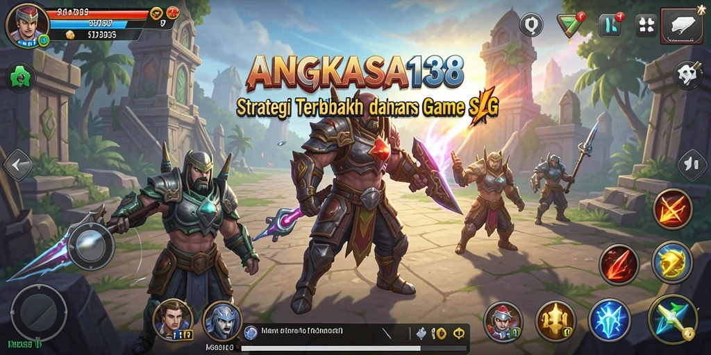 Tampilan seru gameplay SLG ANGKASA138 dengan strategi mendalam.