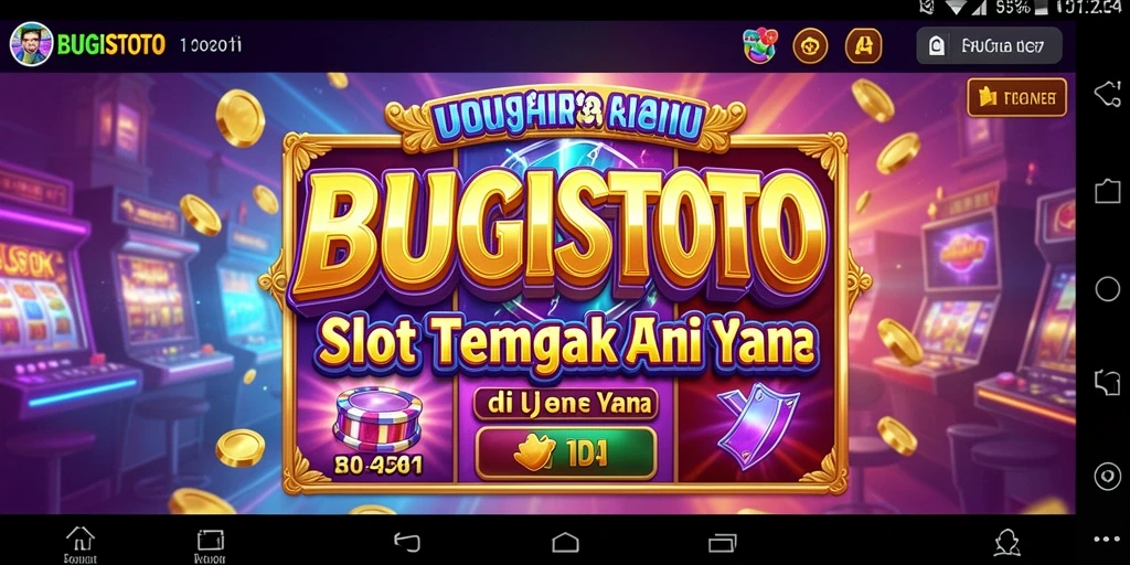 Tampilan gameplay BUGISTOTO yang memukau, penuh warna dan efek menarik.