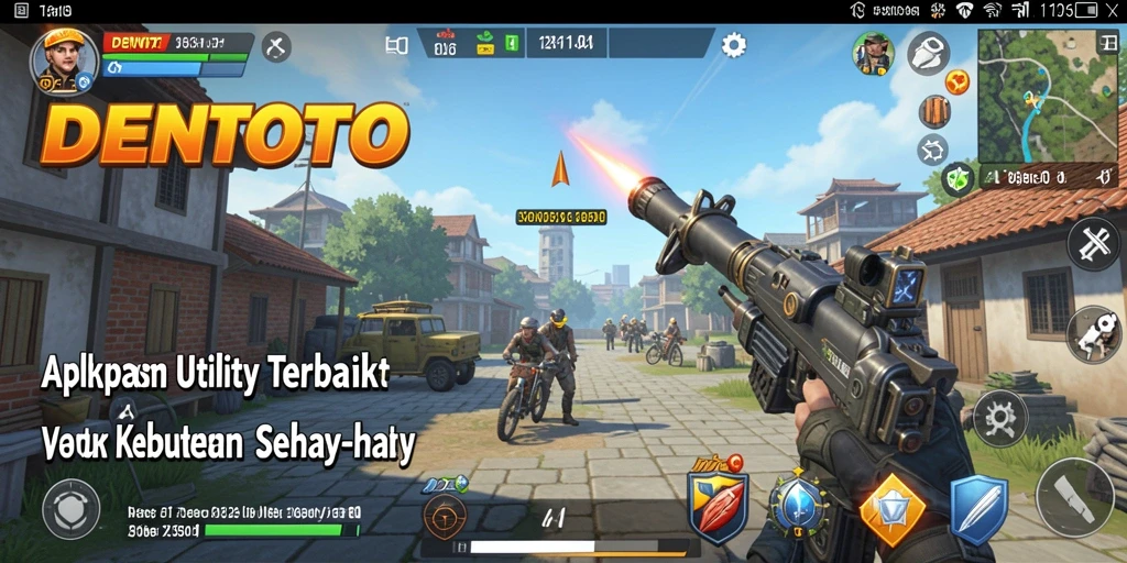 Tampilan antarmuka utama DENTOTO yang user-friendly dan fungsional.