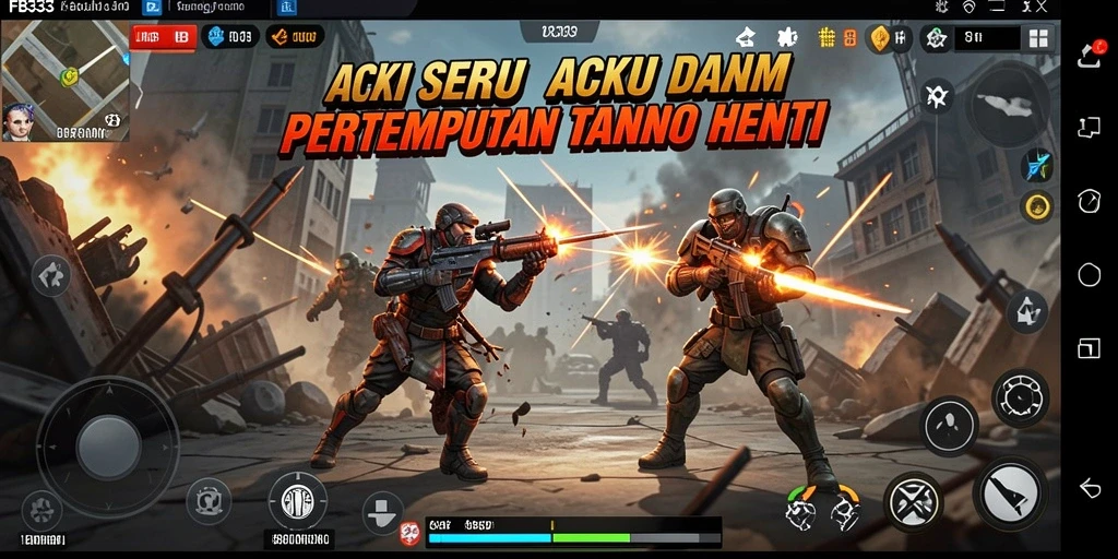 Tangkapan layar FB333 menampilkan aksi seru dan gameplay menegangkan.