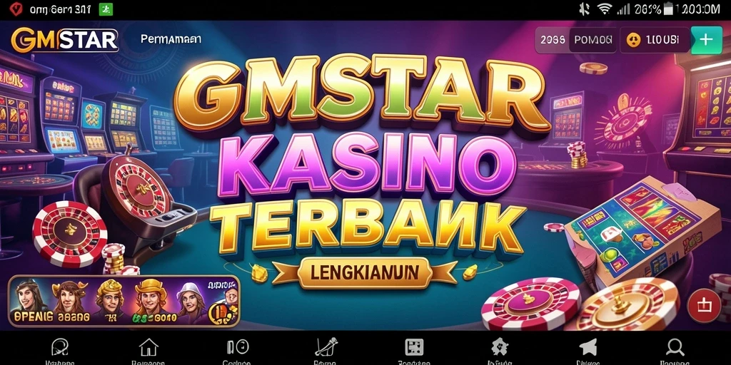 Screenshot gameplay GMSTAR yang menunjukkan aksi seru permainan Kasino.