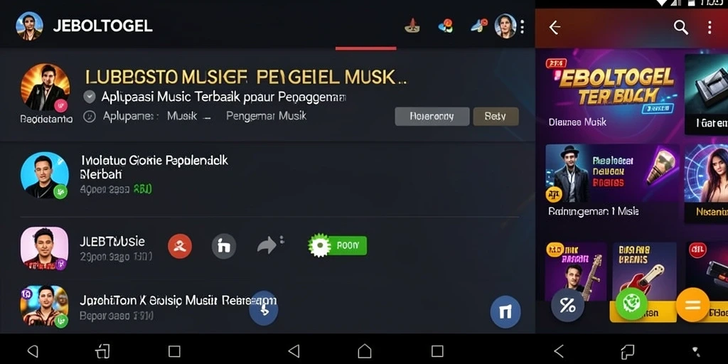 Tampilan gameplay <strong>JEBOLTOGEL</strong> dengan koleksi musik yang beragam.