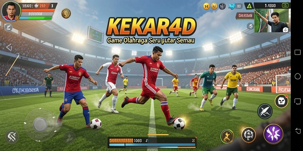 Tampilan gameplay seru dan kompetitif di KEKAR4D.