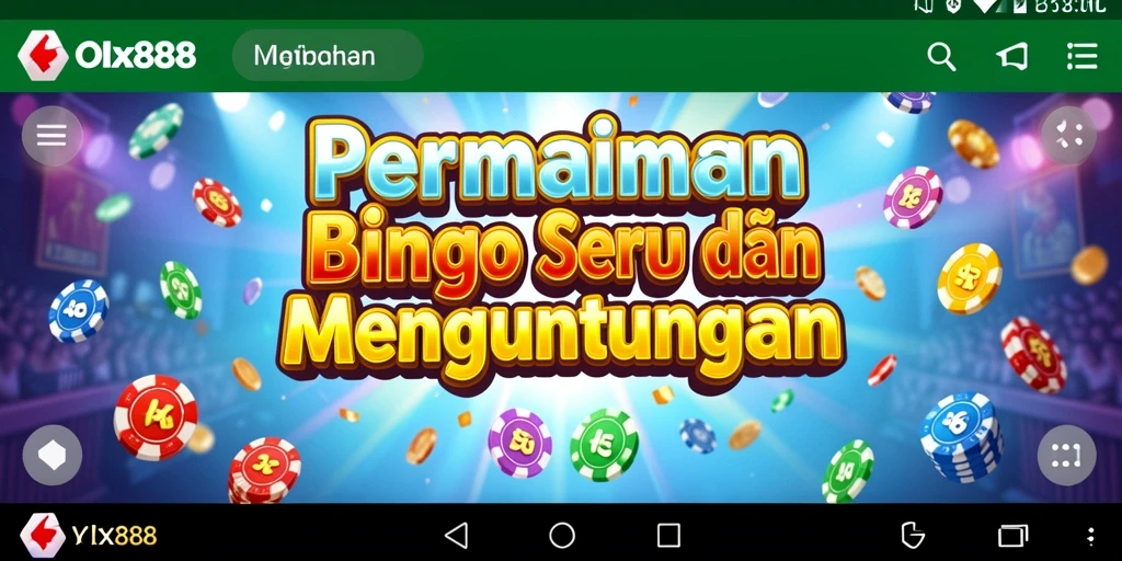 Tampilan menarik gameplay Bingo di OLX888.