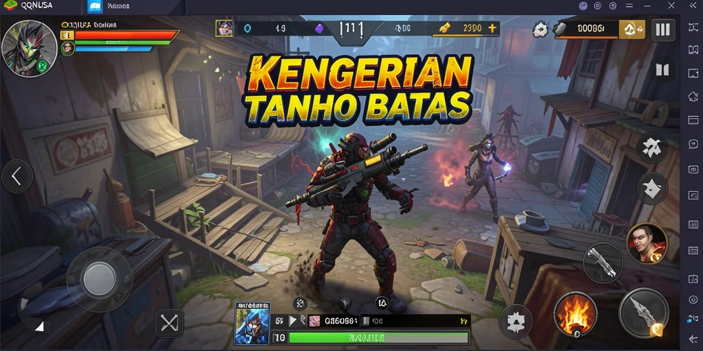 Screenshot gameplay yang menampilkan atmosfer Horror menegangkan.