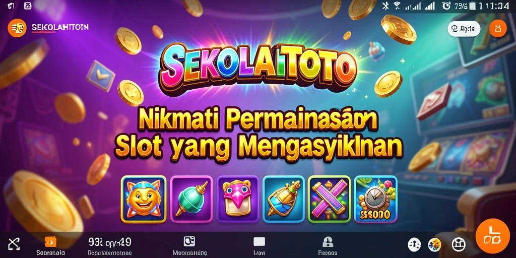 Tampilan menarik dari gameplay dan fitur Slot di SEKOLAHTOTO.