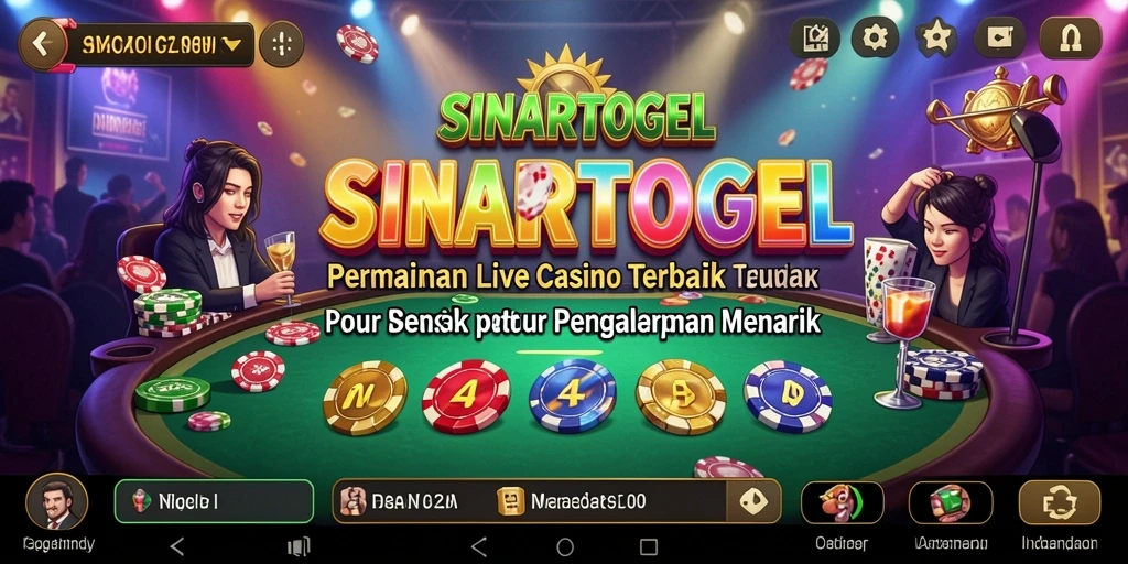 Gameplay Live Casino SINARTOGEL yang seru dan mendebarkan.