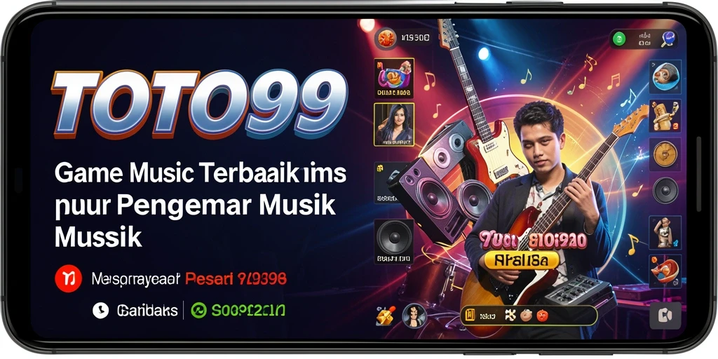 Tangkapan layar utama TOTO99 menampilkan gameplay musik yang mengasyikkan.